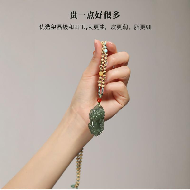 普陀山招财转运貔貅吊坠和