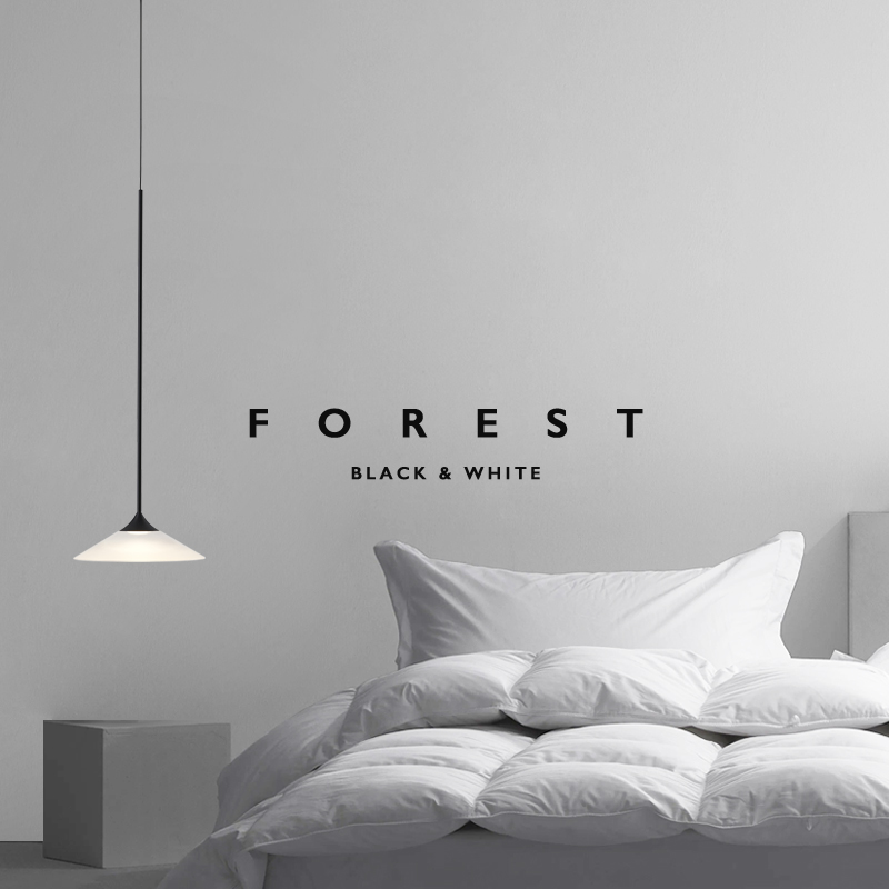 设计师玻璃餐厅床头吊灯创意