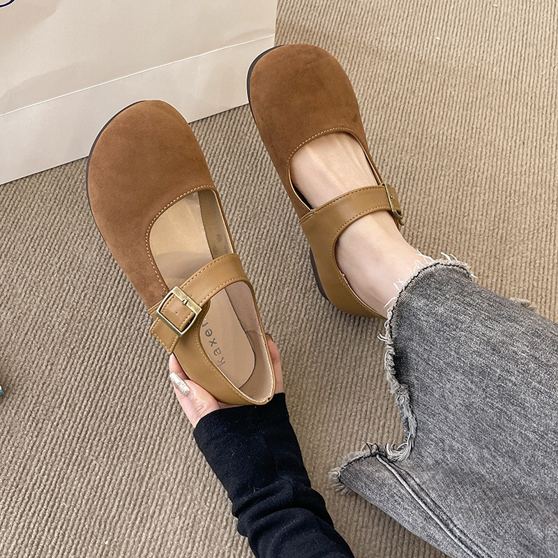 勃肯鞋女平底单鞋2026新款春季覆古豆豆鞋温柔晚晚鞋玛丽珍0123r,女鞋,勃肯鞋/软木鞋,淘宝优惠券,粉丝福利购,淘宝优惠卷