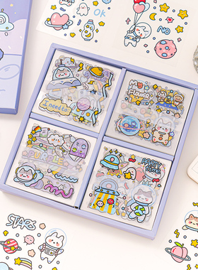 速发100 stiers aest a cute jourig st贴er i纸pvc