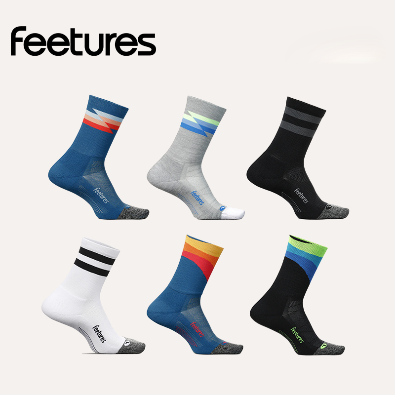 Feetures飞鹊男女跑步袜高帮
