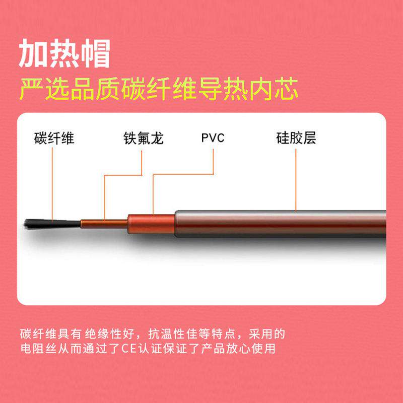 家用电热帽头套式温控焗油帽头发护理发膜发廊染发加热帽蒸汽养发