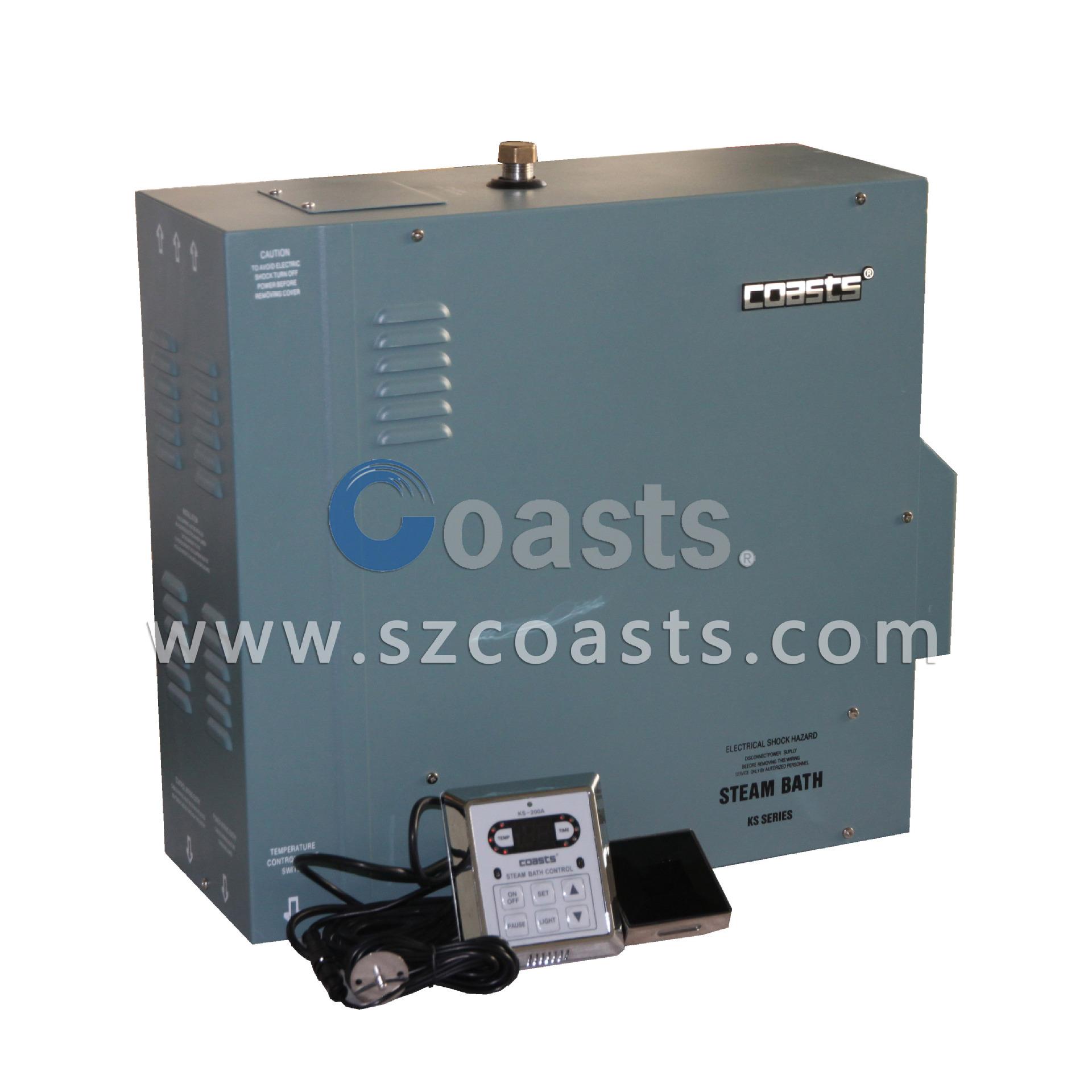 厂家柯仕COASTS电加热蒸汽发生器桑拿湿蒸炉湿蒸机KSA-150