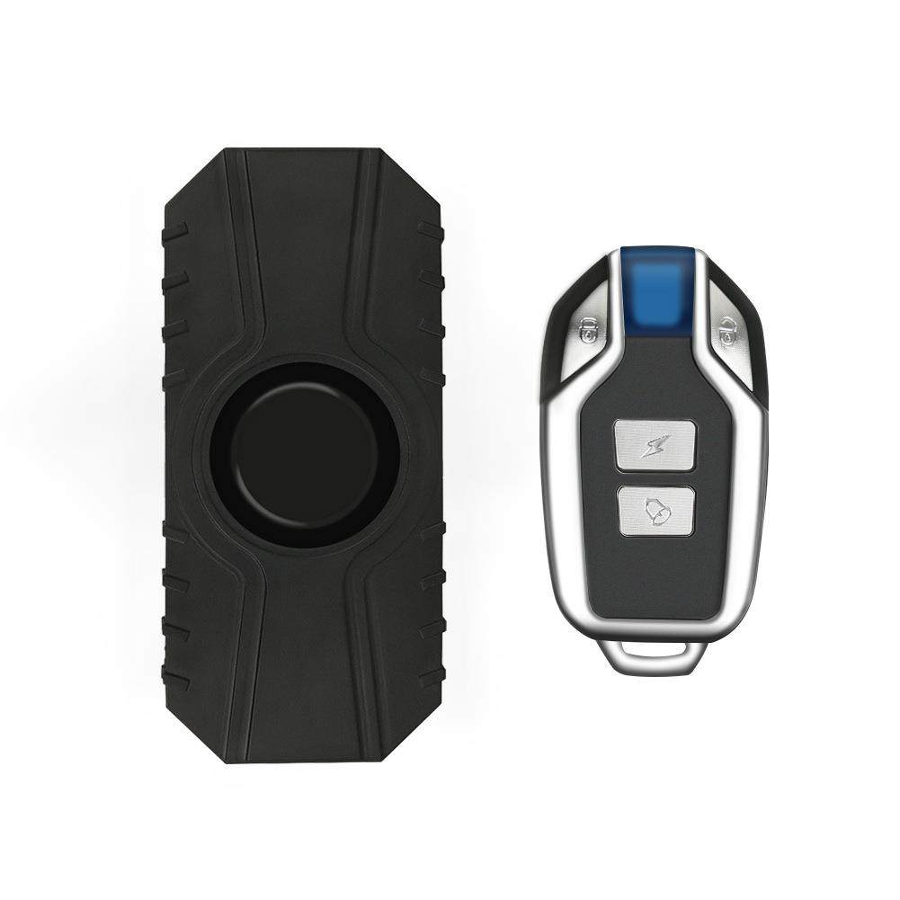 无线遥控震动报警器免安装自行车电动车摩托车家用振动防盗报警器