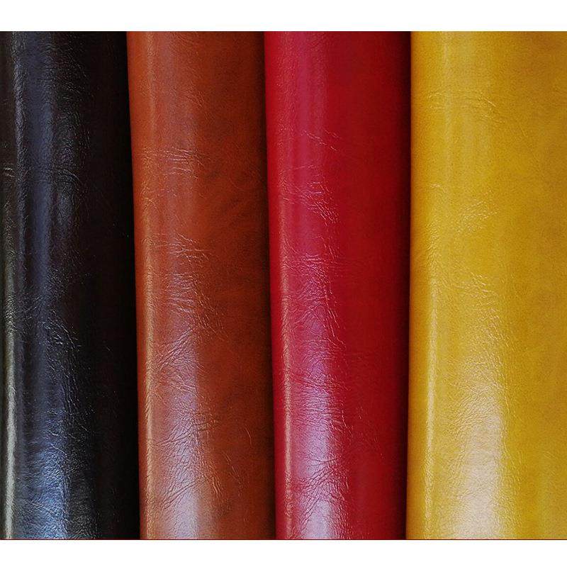 pu皮革面料油蜡皮人造革沙发家具座椅防水硬包软包皮料厂家直销