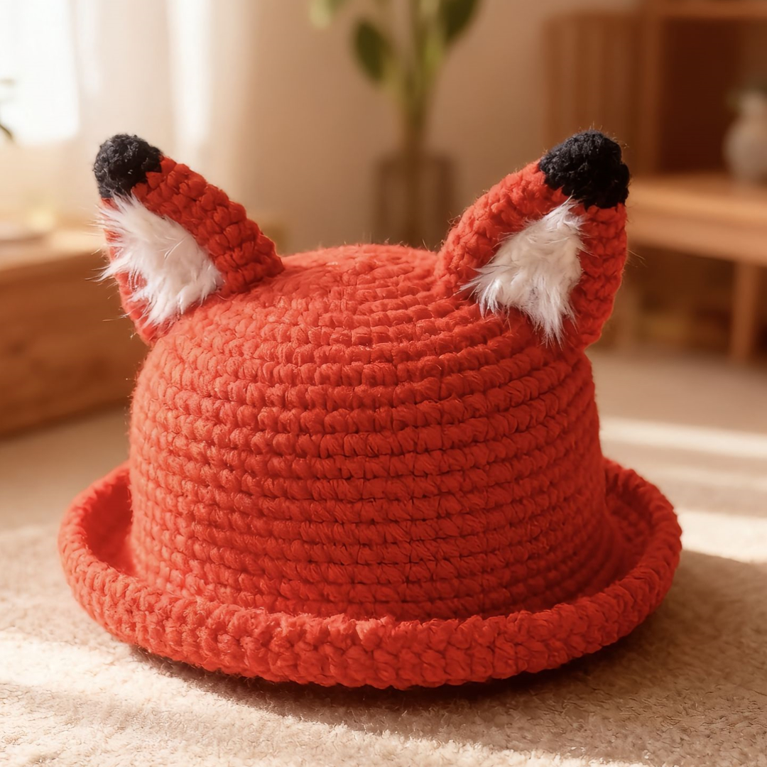 疯狂动物城尼克帽子手工编织