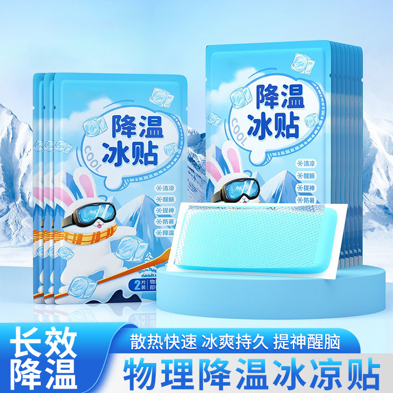 10片冰凉贴降温降热冰贴夏季解暑学生散热贴成人手机退热贴清凉贴,居家日用,冰贴,淘宝优惠券,粉丝福利购,淘宝优惠卷