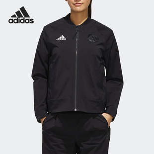 阿迪达斯正品 BOMBER 当季 女子V W休闲外套EH3905 新款 Adidas