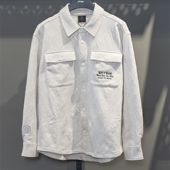 翻领时简约亲肤字母印花夹克外套AFDV547 男士 2025新款 李宁正品