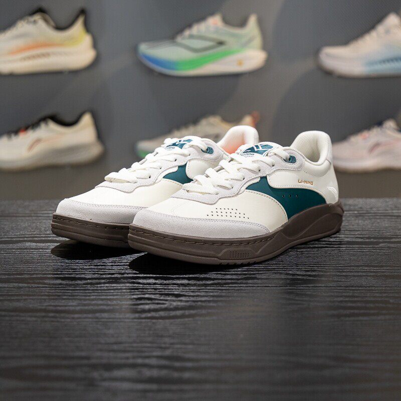 李宁正品和光男女同款轻便透气耐磨运动休闲低帮板鞋AGCW031-5