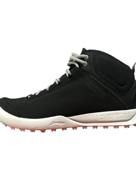 李宁正品冬季新款女子加绒保暖中帮户外休闲鞋 AHCN016