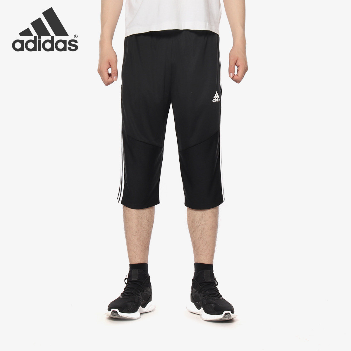 Adidas/阿迪达斯正品男子夏季足球训练七分运动短裤D95948