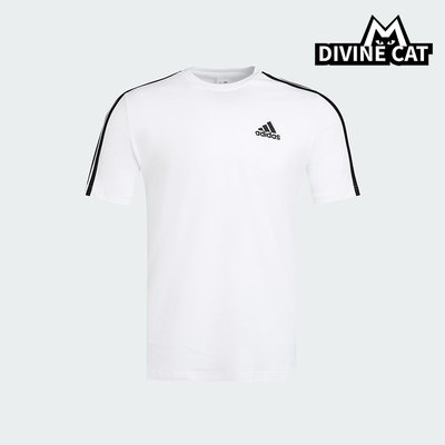 Adidas/阿迪达斯正品夏季透气简约男士运动经典休闲短袖T恤KU3922