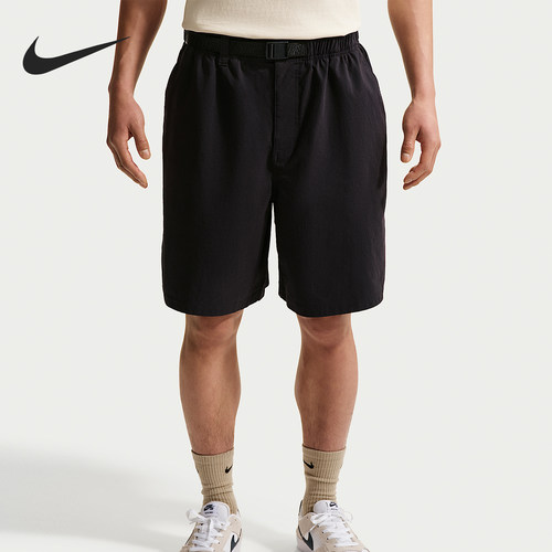 Nike/耐克正品夏季男士宽松简约耐穿梭织运动短裤IF1097-010