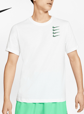 Nike/耐克正品夏季新款男士四连钩运动简约短袖CT6465-100