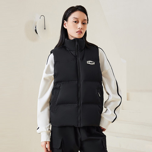 Lining/李宁正品秋季女子运动时尚系列立领休闲保暖运动服AMRT060