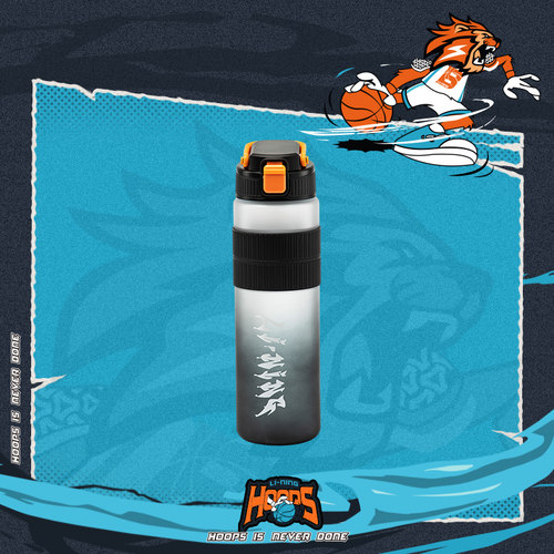 李宁正品篮球系列男大童轻巧便携大容量耐摔耐热运动水壶YQTU015