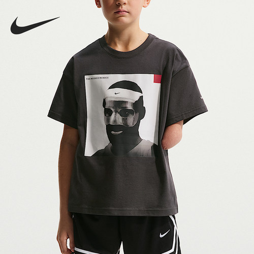 Nike/耐克正品LeBron Masked Menace大童短袖T恤IQ0260-045