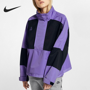 Nike/耐克正品休闲女士拉链简约运动冲锋衣外套BQ3434-583