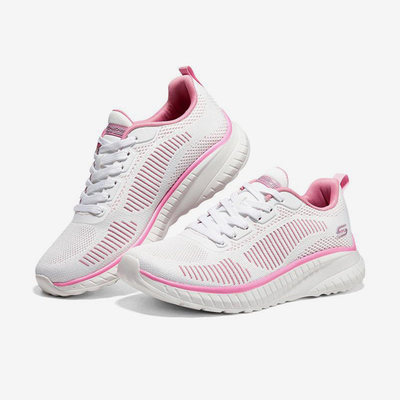 Skechers/斯凯奇正品春Bobs Squad Chaos女子运动休闲鞋