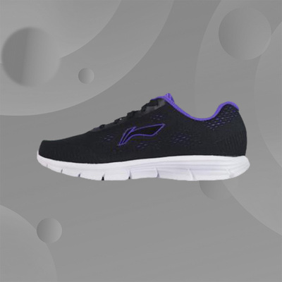 李宁跑步鞋女春季新款透气情侣女鞋轻质透气跑鞋ARBM118