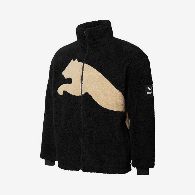Puma/彪马正品冬季新款男女仿羊羔绒运动夹克外套848418-01
