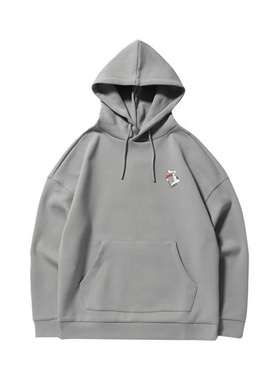 李宁正品OG SLICK联名款男子印花涂鸦连帽卫衣套头衫AWDNC95-1