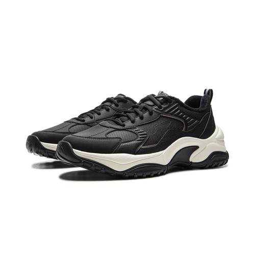 李宁正品极光WNTR男子时尚简约加绒保暖低帮运动休闲鞋AGCV445