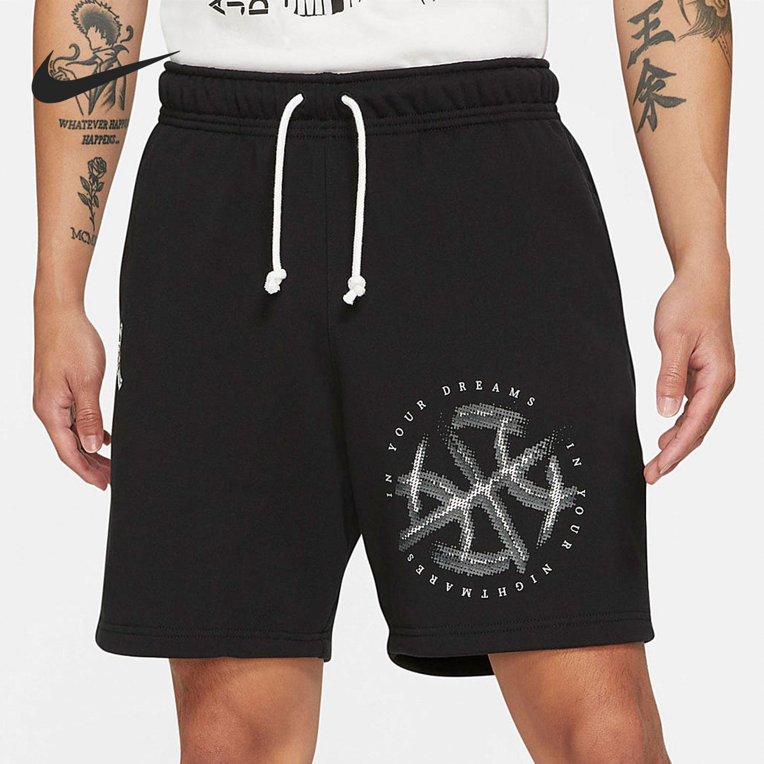 Nike/耐克正品当季新款男子休闲时尚耐磨运动抽绳短裤 DA7211-010