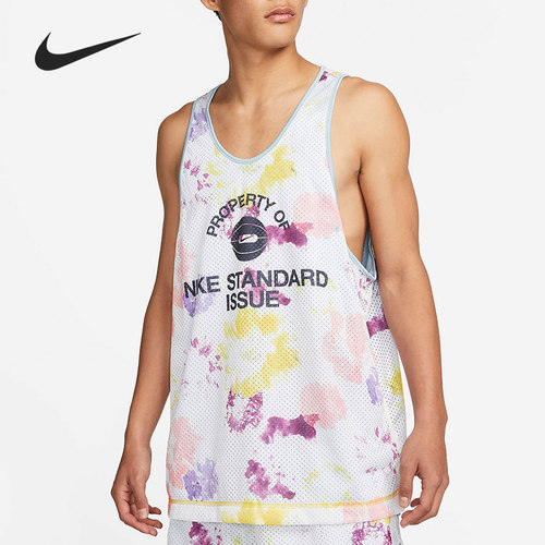 Nike/耐克正品当季新款男子篮球运动背心T恤DH7434-709