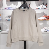 AWDU556 健身系列女子加绒保暖宽松圆领套头衫 2024新款 李宁正品