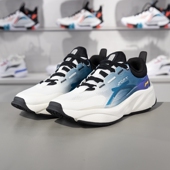 AGLT051 李宁正品 SOFT男子潮流低帮轻质回弹系带耐磨运动休闲鞋