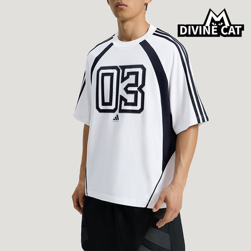Adidas/阿迪达斯正品COURTGEIST T-SHIRT 经典运动短袖T恤KZ0456