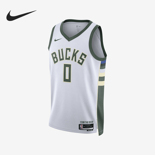Nike/耐克正品密尔沃基雄鹿队男士无袖透气球衣DN2084-105