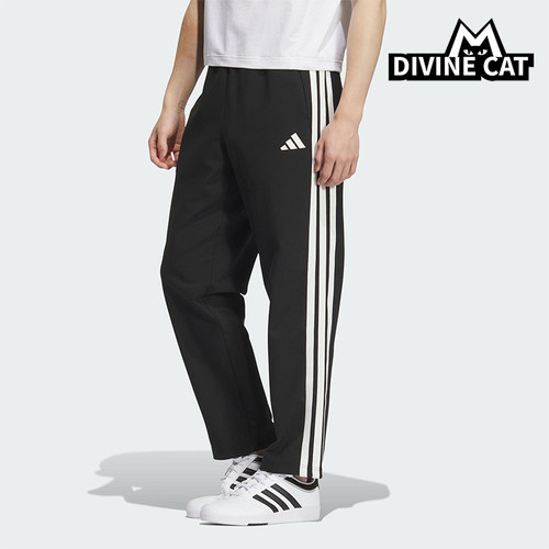 Adidas/阿迪达斯正品2025秋季款男士日常运动针织锥形长裤KC2851