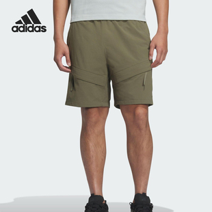 宽松透气运动短裤 Adidas 男士 2025新款 JM2057 阿迪达斯正品