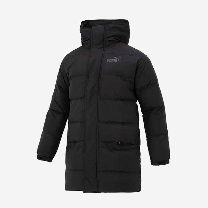 Puma/彪马正品保暖中长款男女同款连帽外套夹克羽绒服625614