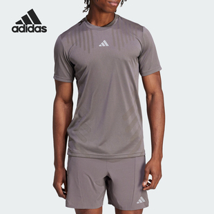 健身运动干爽短袖 Adidas 男士 新款 圆领T恤IS3735 阿迪达斯正品