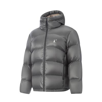 李宁正品反伍BADFIVE男子防泼水宽松耐穿运动连帽羽绒服AYMV501