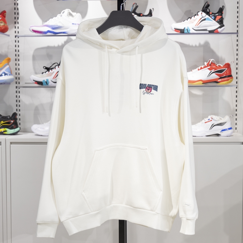 李宁正品男女宽松休闲连帽卫衣