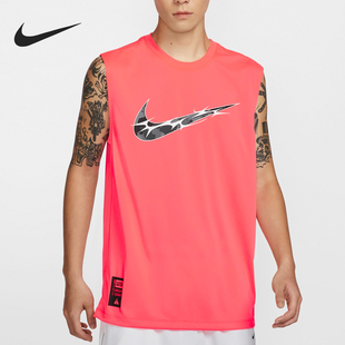 Nike/耐克正品新款男士透气圆领运动训练无袖背心HM4463-605