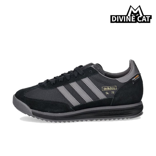 Adidas/阿迪达斯正品三叶草SL72新款男黑经典灰色休闲鞋KK3643