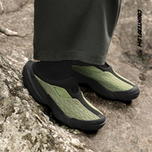 李宁正品 AGLU177 回弹户外穆勒休闲鞋 CF溯行山 SLIPPER男女同款