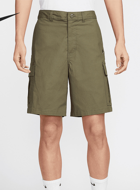 Nike/耐克正品2025 Club男士耐穿轻盈工装口袋短裤FN3518-222