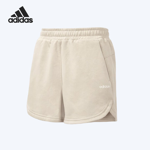 Adidas/阿迪达斯正品时尚女士运动针织休闲透气短裤JE3578
