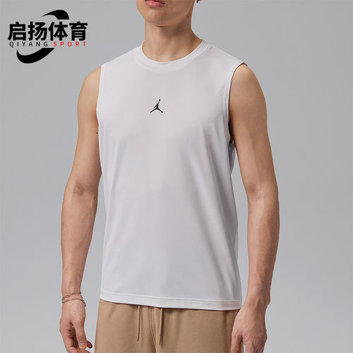 Nike/耐克正品JORDAN男士舒爽透气简约经典日常背心T恤IF0890-100