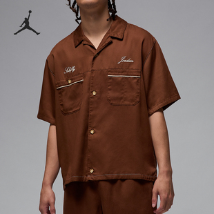 Nike/耐克正品JORDAN男士复古宽松运动休闲衬衫HM5040-259