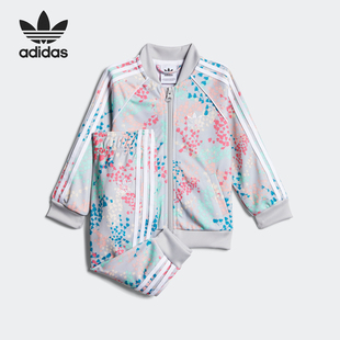 SST 三叶草 SET 男女童装 FJ3927 Adidas 运动套装 阿迪达斯正品