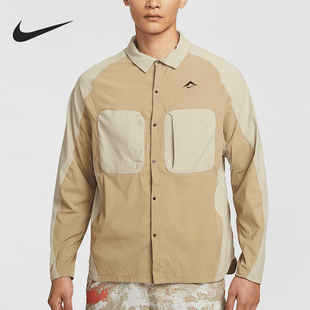 HJ5080 Nike 户外运动开口设计翻领衬衫 2025男士 297 耐克正品