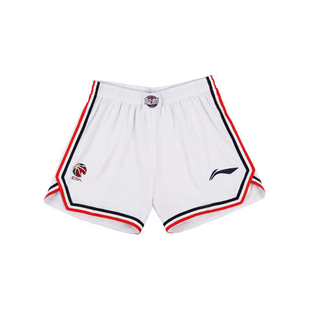 AAPT839 李宁正品 CBA篮球系列男子logo印花速干透气直筒运动短裤